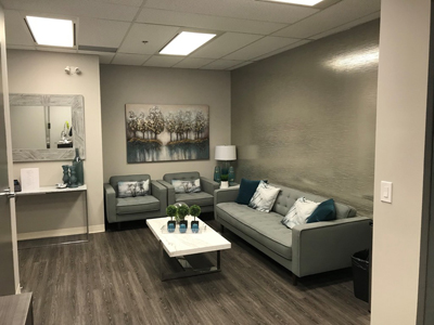 Horra family law reception area